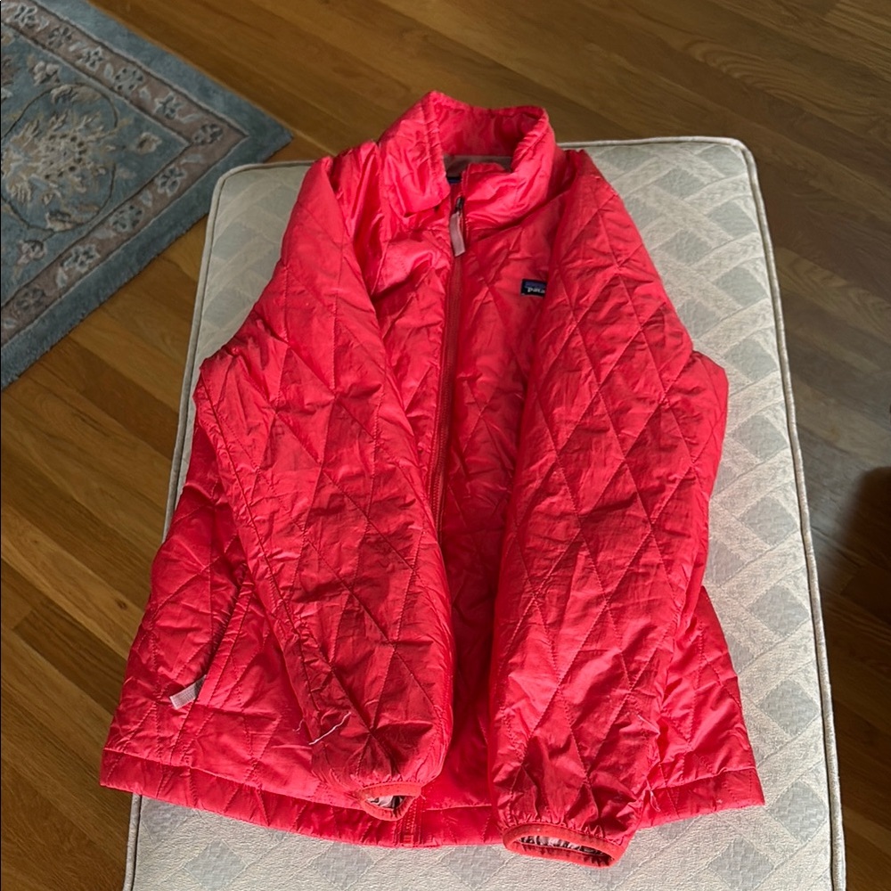 Patagonia quilted jacket, girls 14.